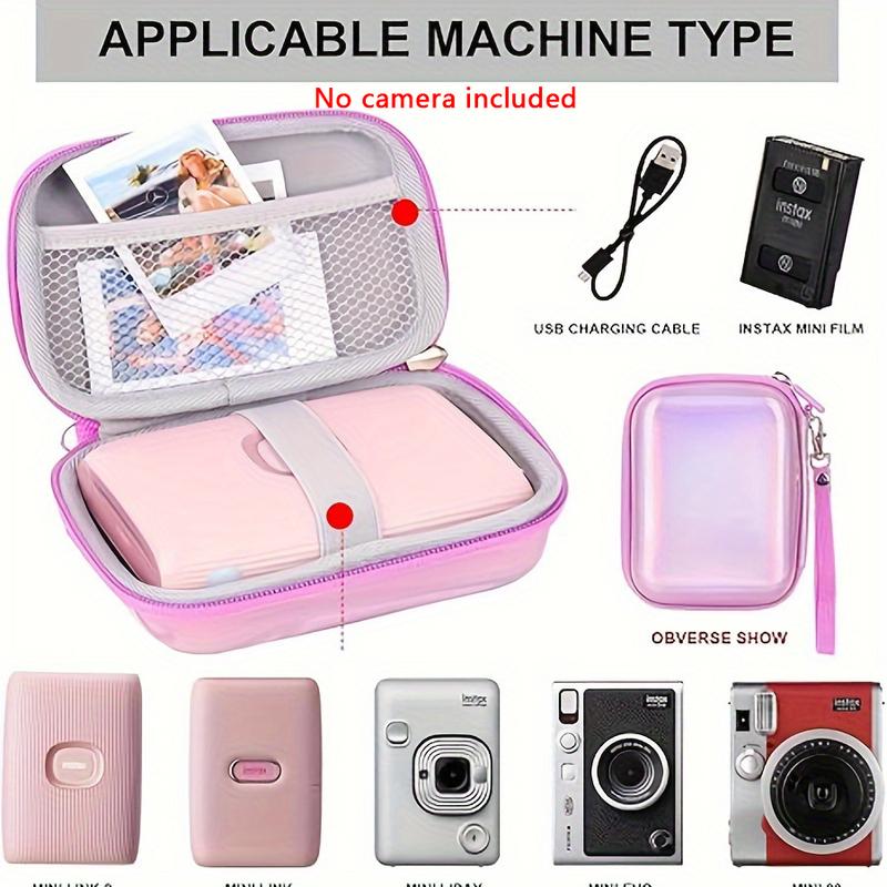 1pc for Mini EVO Link 2 Liplay 25 26 90 70 50 Instant Camera Hard Protective Case EVA Carrying Bag with Inner Storage Bag