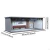 1/64 Diorama Auto Vitrine Mini Modell Lagerung Box Acryl Schaufenster Organizer mit Licht