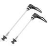 Stainless Steel Axle CNC Alloy Skewers for Bike Road Bicycle Quick Release (black 100 130)