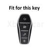 ZJU2  TPU Car Key Case Cover Protector Auto Shell Fob Holder for BYD Han Ev Tang Dm Qin PLUS Song Pro MAX Yuan Dolphin Buckle