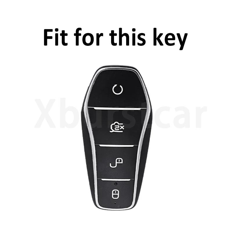 ZJU2 TPU Car Key Case Cover Protector Auto Shell Fob Holder for BYD Han Ev Tang Dm Qin PLUS Song Pro MAX Yuan Dolphin Buckle