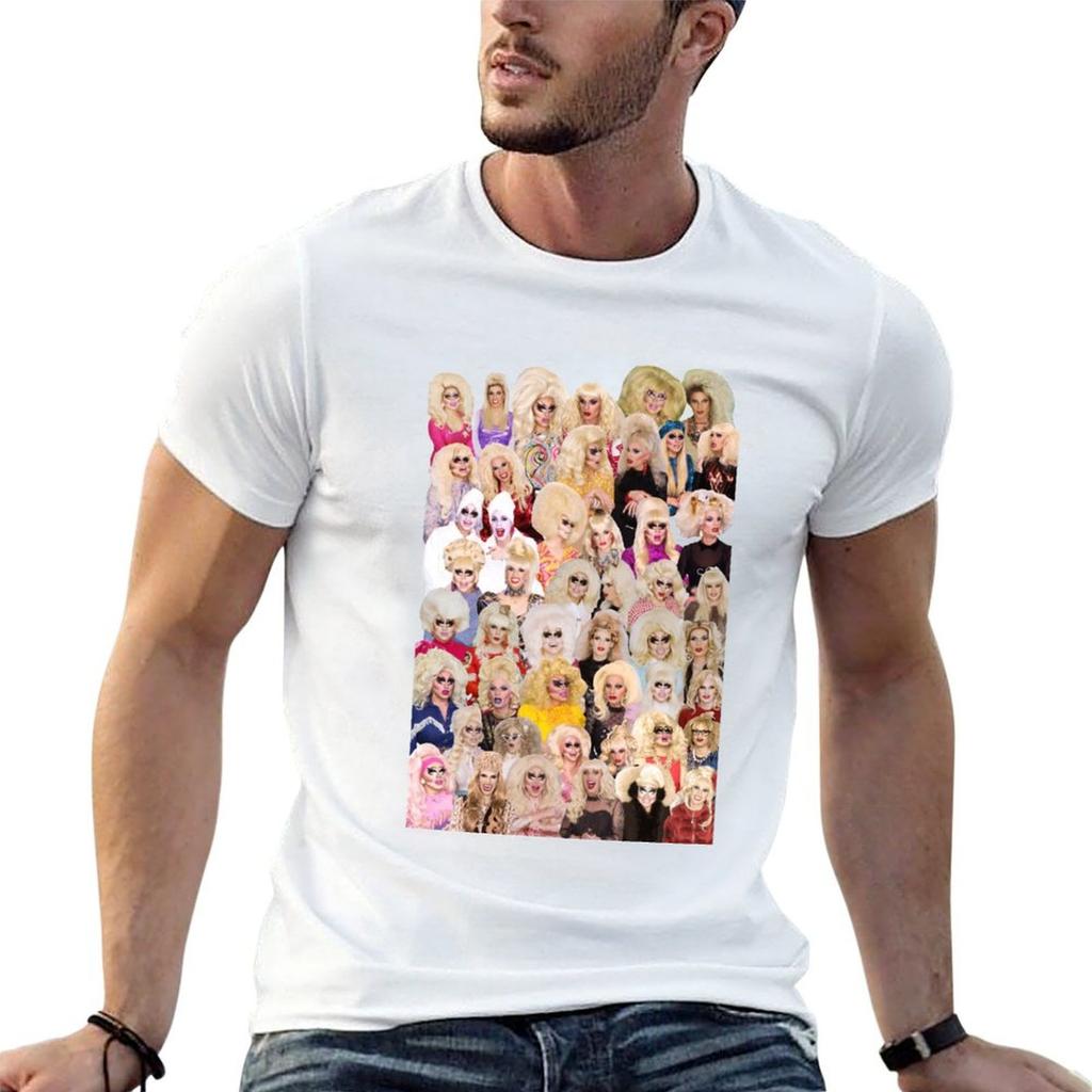 Unhhhh trixie katya collage drag T-Shirt Feier Party T-Shirt für Unisex