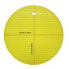 5 pièces Tapis d'isolation en silicone Support de casserole nid d'abeille Antidérapant Résistant à la chaleur Sous-verre de table.
