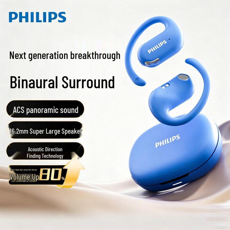 Philips TAT2739 Open-Ear Wireless Sports Earbuds