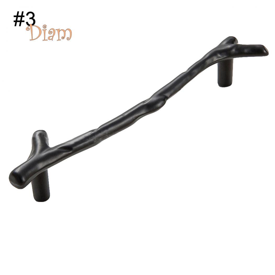 

Lachepper Vintage Modern Metallic Tree Branch Handle Wardrobe Door Grip Indoor Decoration Acc 12.8cm чёрный