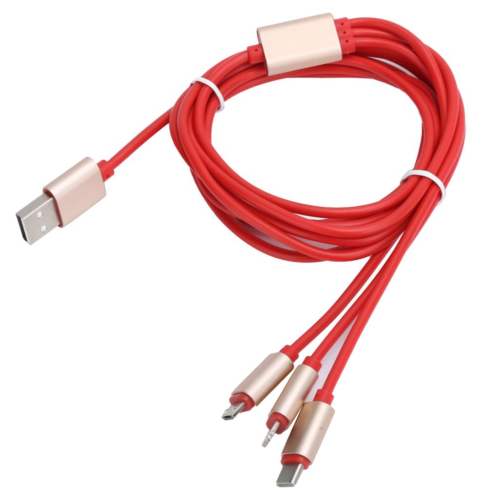 3 in 1 Fast Charging Cable Multi Charger Cord Connector for PhoneTabletMusic Player