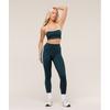 Gymshark Piping Sports Bra Deep Petrol Blue Smoke Blue Soft White B4c6h Udxp