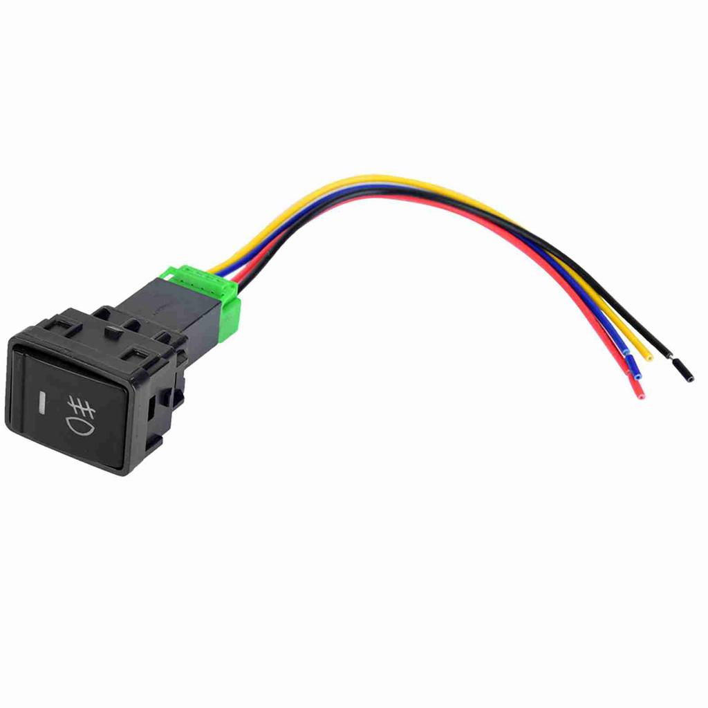 4-poliger 12-V-Kabelbaum-Druckknopfschalter mit LED-Hintergrundanzeige