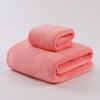 Coral Fleece Plain Color Bath Towel - Thick, Soft, and Highly Absorbent