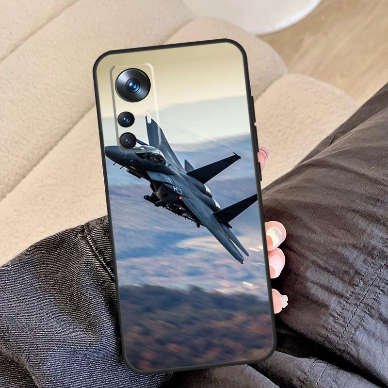 Fighter Planes Case For Xiaomi 13T 12T 11T 14 13 Pro 12 Lite 12X POCO F5 X3 X5 Pro F3 F4 X4 M5s C65 Funda