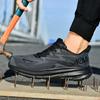 Chaussures de sécurité légères pour hommes Baskets à embout en acier Anti-perforation Anti-écrasement Bottes de sécurité de travail Chaussures de travail pour hommes à la mode Chaussures de protection