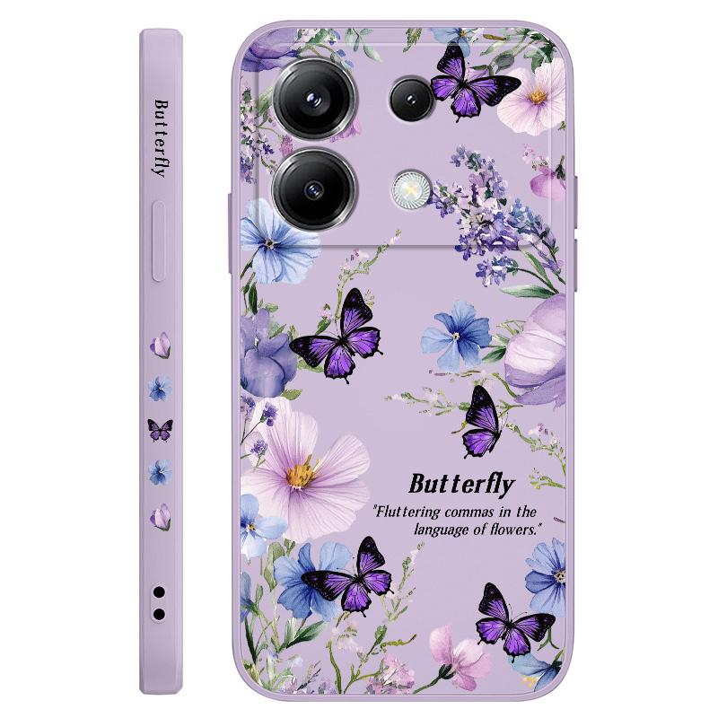 Butterfly Lovers Phone Case For Xiaomi Poco F7 X7 X6 F6 M6 M5 M5S F5 X5 F4 X4 M4 F3 M3 X3 Pro 4G 5G GT Silicone Cover