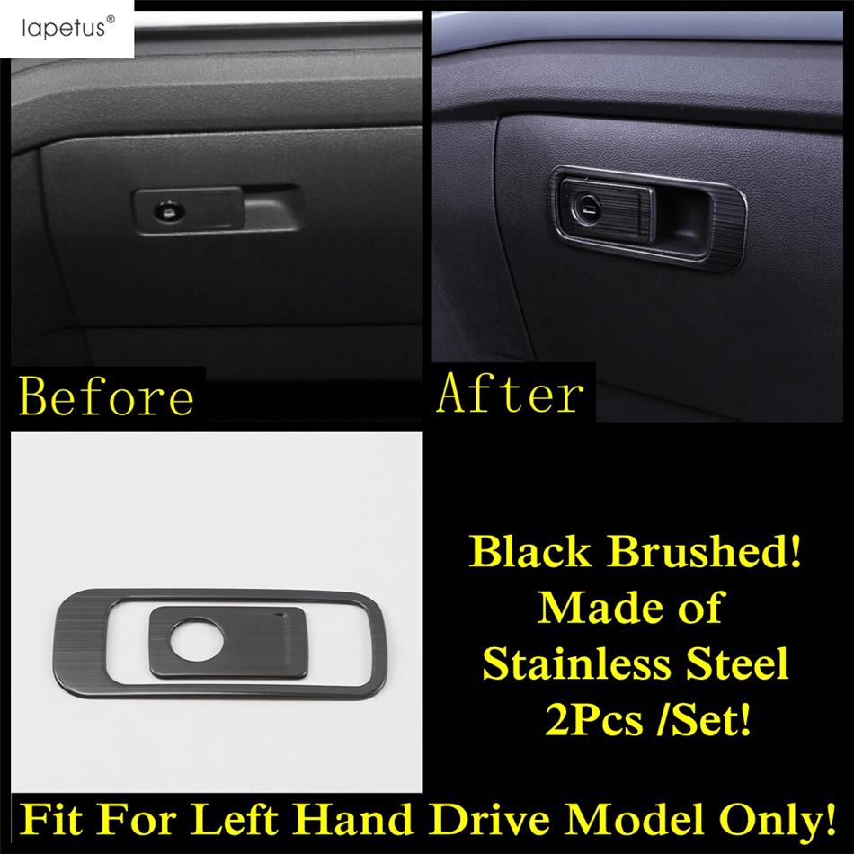 Window Lift AC Air Vent Head Lamp Gear Panel Cover Trim For VW Volkswagen Atlas / Teramont   Stainless Steel Accessories