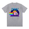 Maglietta Unisex Divertente Meme Gatto Kawaii Nyan Abbigliamento Donna Moda Casual Magliette in Cotone Harajuku Girocollo Maniche Corte T-Shirt