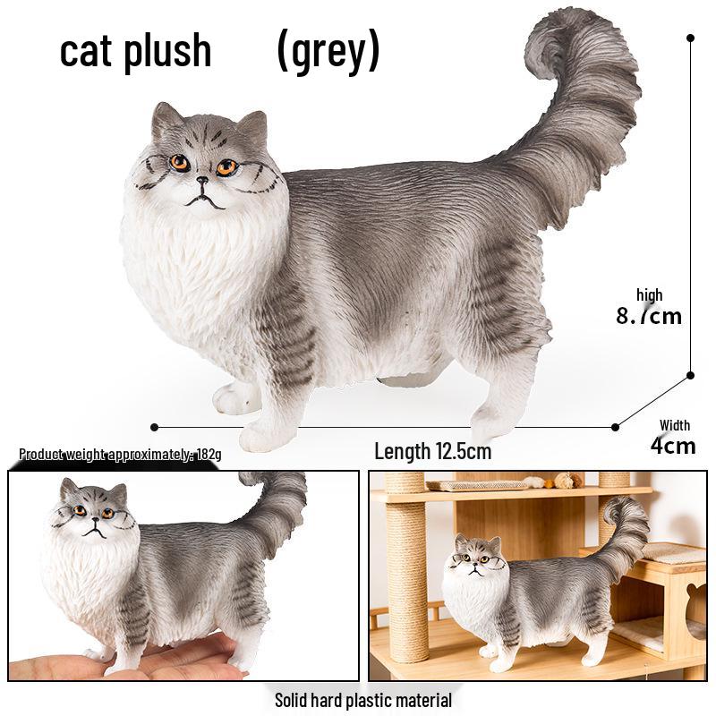 Orange Short-Haired Cat Plush Toy - Fat Cat Desktop Decoration & Children s Gift Ornament