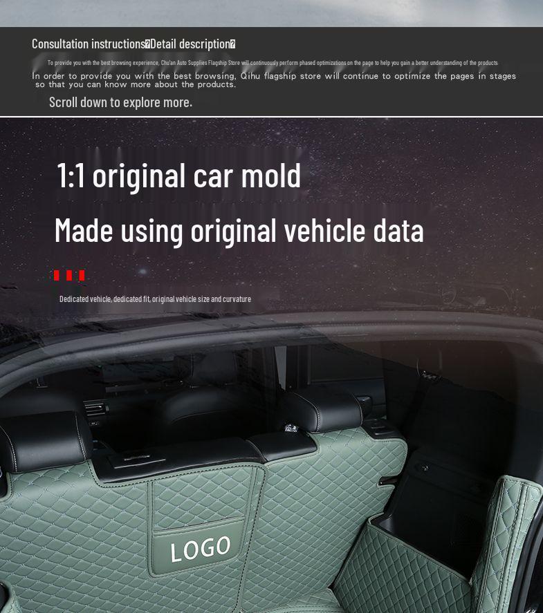 Baojun Yeplus Trunk Mat: Compatible with 26 Models, Tail Box Mat Customization