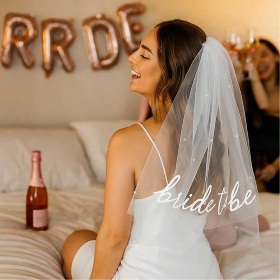 Bride To Be Sash And Veil, Bachelorette Party Accessories, Bridal Shower Gift