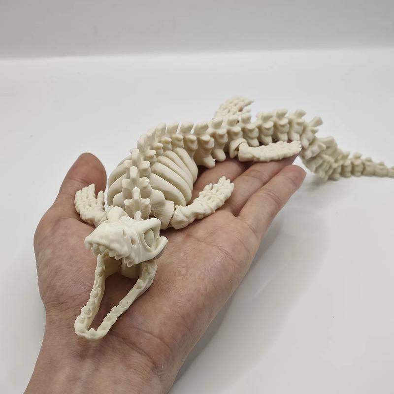 1Pcs Large Dinosaur Bone Replica With Fins Mosasaurus Skeleton Aquarium Decoration For Fish Tank Ornament Diy Accessories