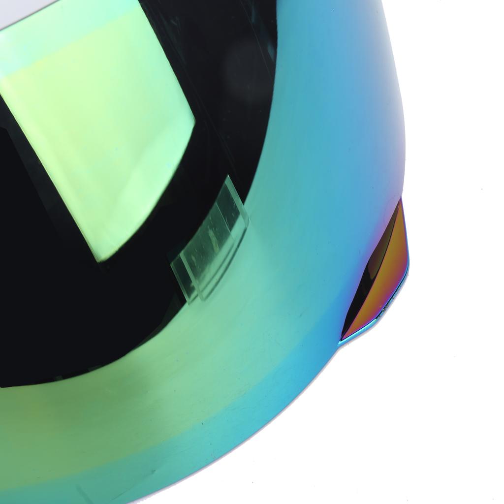 Universal Helmet Visor Wind Shield Anti Scratch with Anti Fog Film Protector Fit for K3SV K5(Colorful )