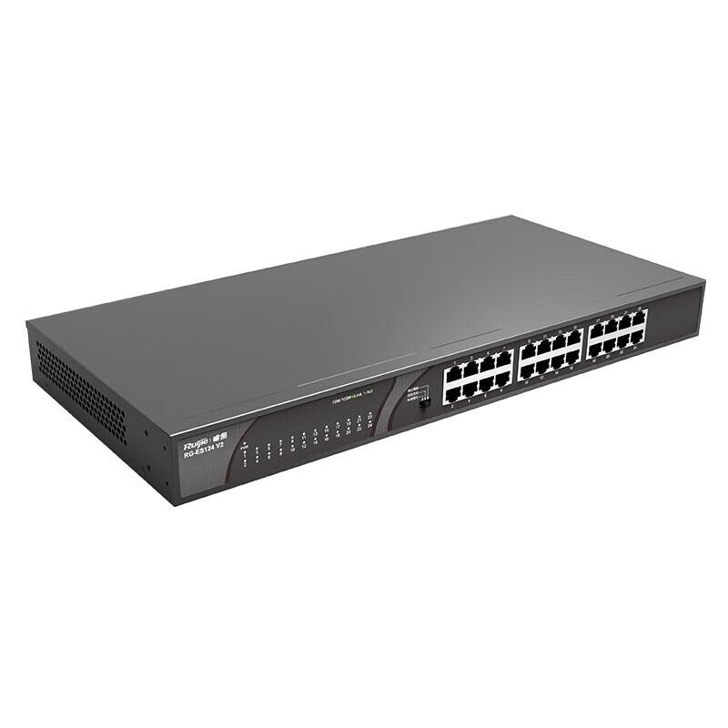 Ruijie RG-ES124 V2 24-Port Unmanaged Fast Ethernet Switch