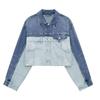 Fashion Spring Fashion Women's Fashion Clothing Loose Patchwork Denim Short Jacket Tops 4365071 40