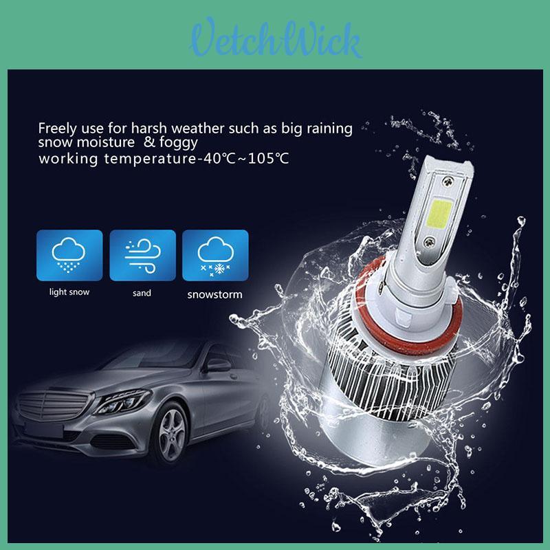 Kit di conversione lampadina LED H7 per fari Premium con luce bianca brillante da 6000k