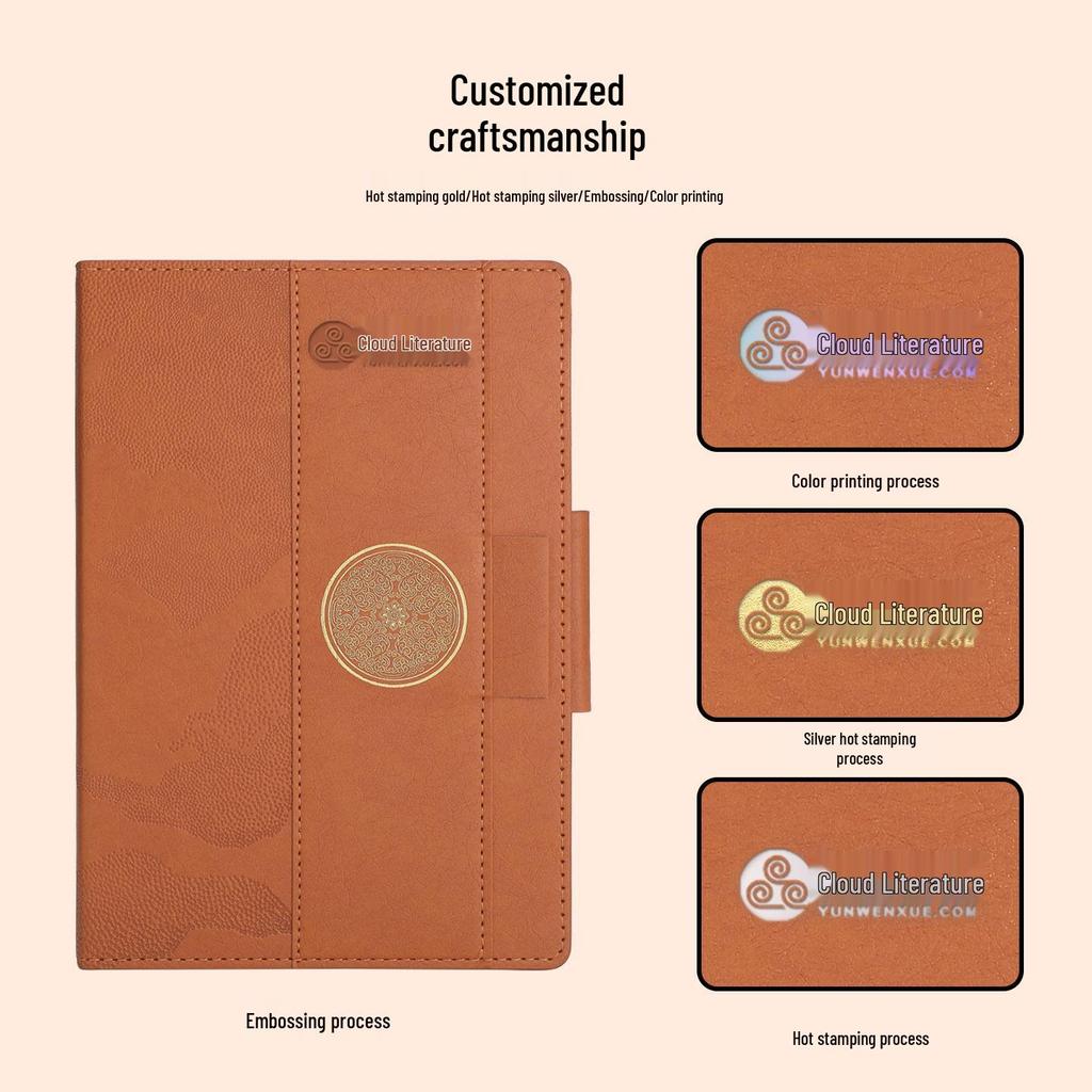 Luxury Mid-Autumn Festival Gift Set with Built-in Pen Holder