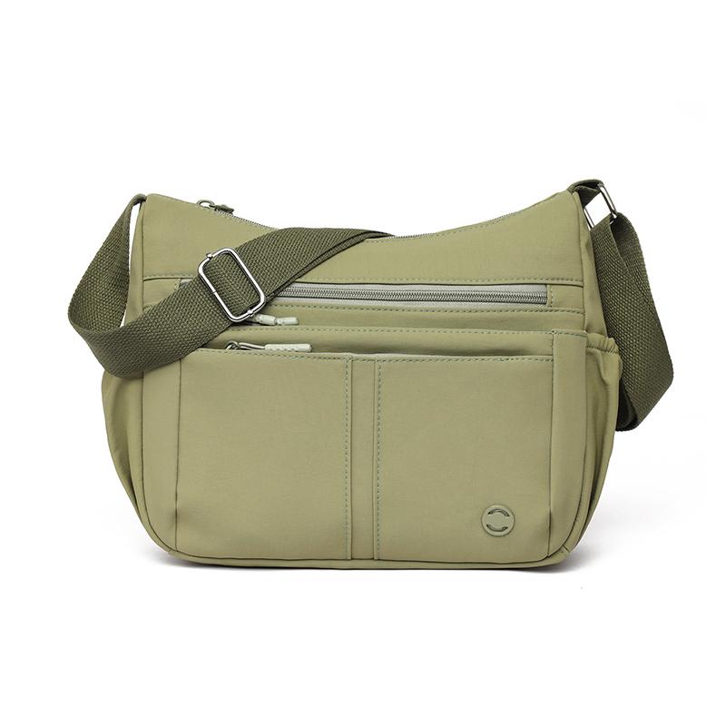 

Премиальная нейлоновая сумка кроссбоди для женщин - Стильная и легкая наплечная сумка, Идеальная повседневная сумка-мессенджер зелёный