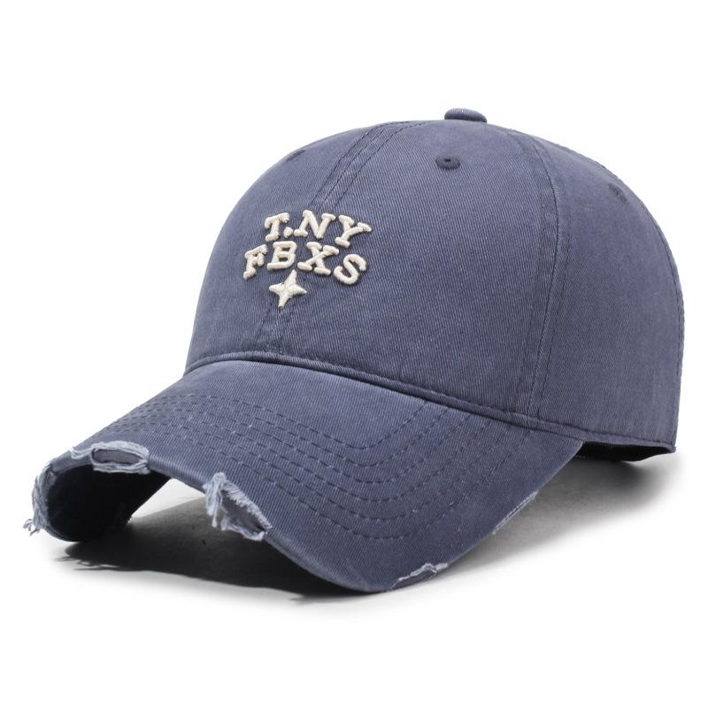 Broken Baseball Cap Spring Autumn Women Embroidered Cap Men Sunshade Sunscreen Cap