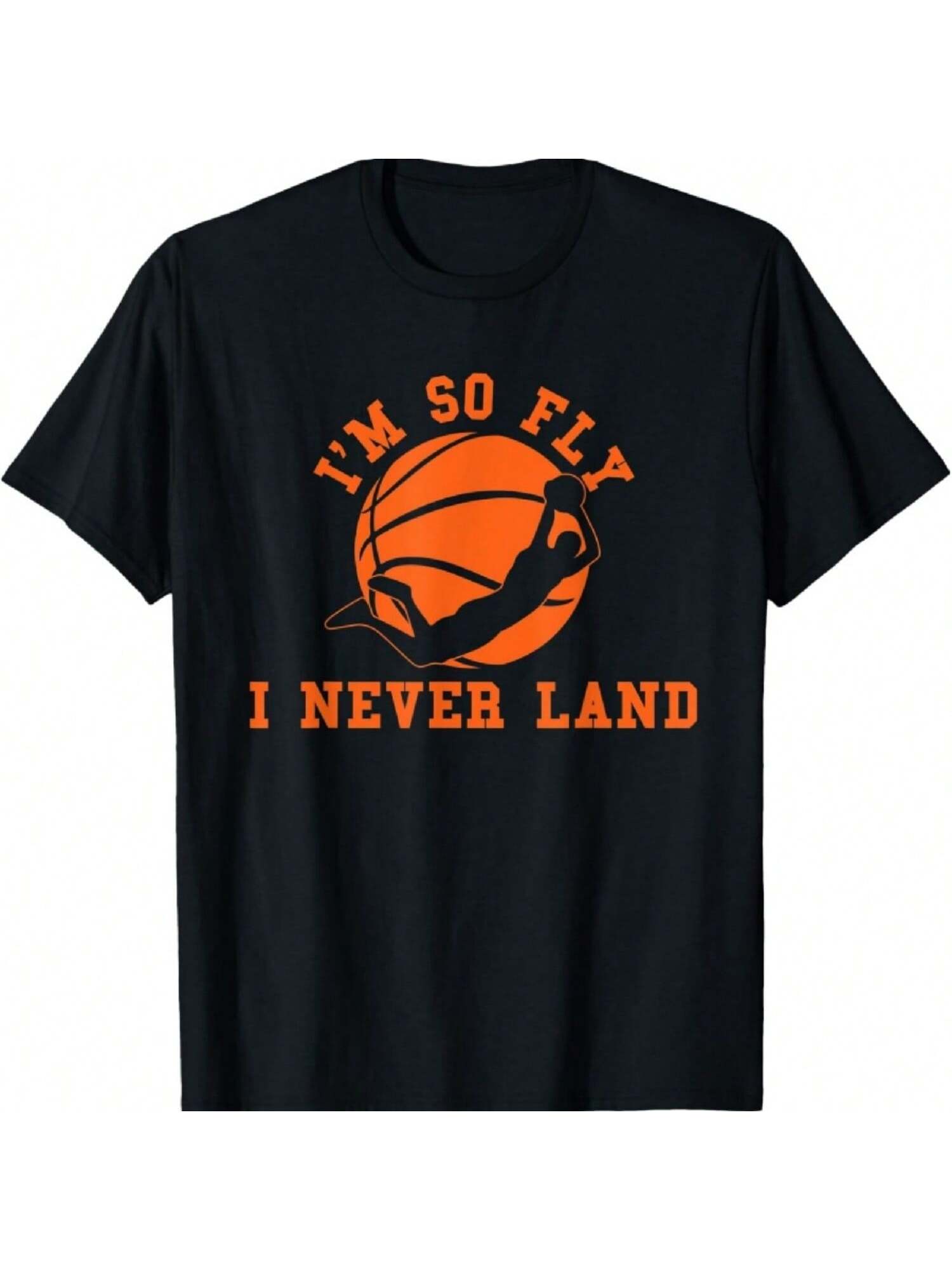 Basketball I m So Fly I Never Land Bball Player Baller Sport T-Shirt S разноцветный
