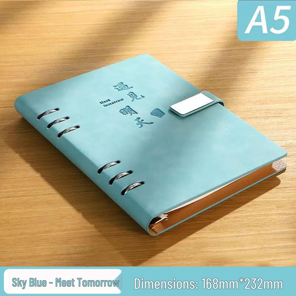 Abnehmbares B5 Hochwertiges Notizbuch-Set mit losen Blättern: Geschenk für Studenten & Geschäftsleute