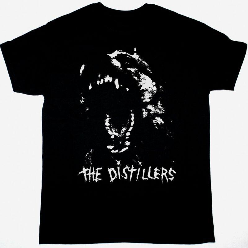 Retro THE DISTILLERS Band Short Sleeve Cotton Black All Size T Shirt MC326 M