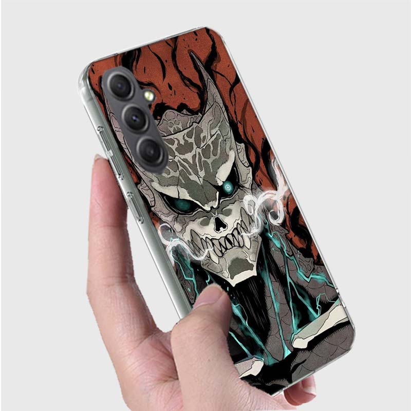 Kaiju No. 8 Anime Phone Case for Samsung A16 A26 A36 A56 A17 A37 A57 A07 A06 A02S A03 A04S A05S Galaxy Note 20 10 A50S A71 A51 A