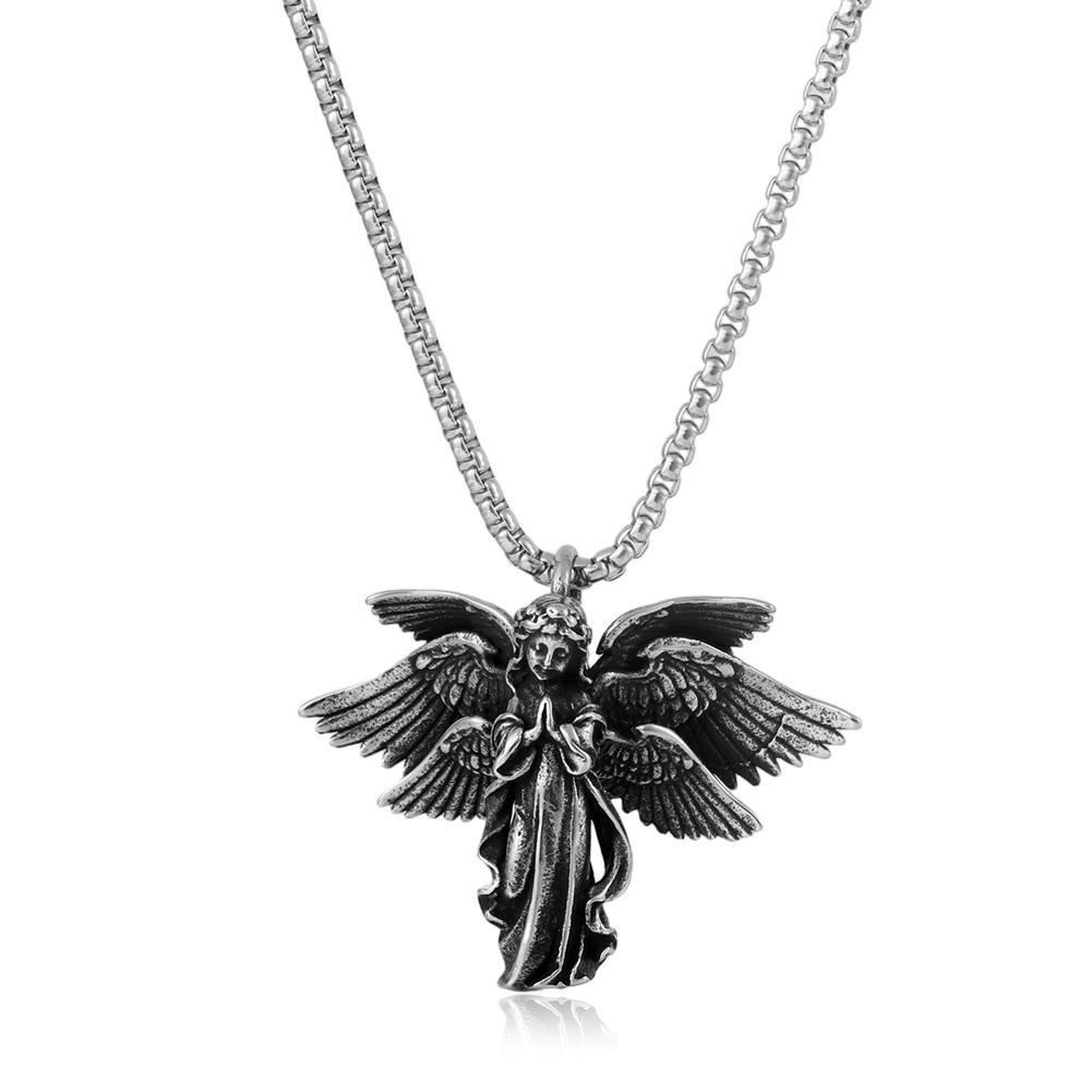 European and American Jewelry Creative Seraph Wings Pendant Necklace Seraph 2026 60CM