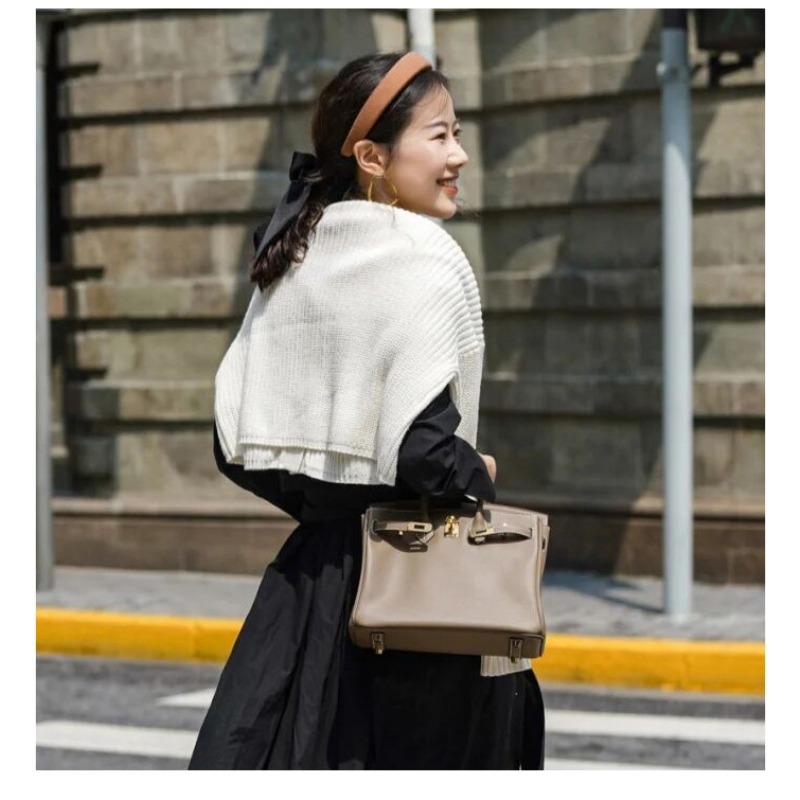 New High-end First-layer Cowhide Large-capacity Portable Shoulder Oblique Span Leather Women's Bag