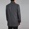 Men Wool Coat Autumn Cashmere Overcoat Winter Warm Woolen Long Jacket Mens Peacoat Stand Collar