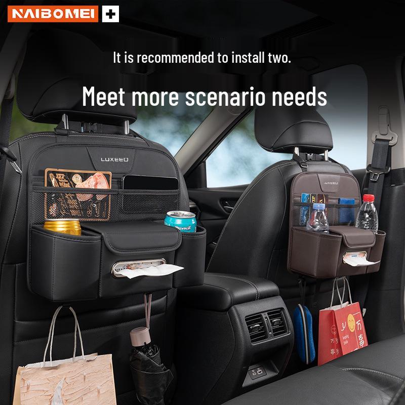 Chery R7/S7 Car Seat Organizer with Cup Holder, Rear Seat Multi-Functional Storage Bag, Interior Accessory