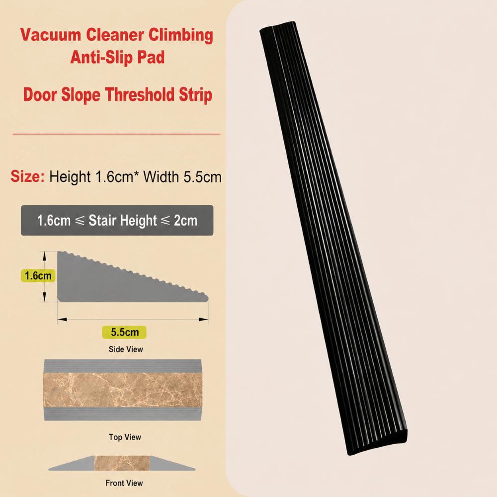 1M Self-adhesive Threshold Ramp Bendable Door Sill Pad Robot Vacuum Pass