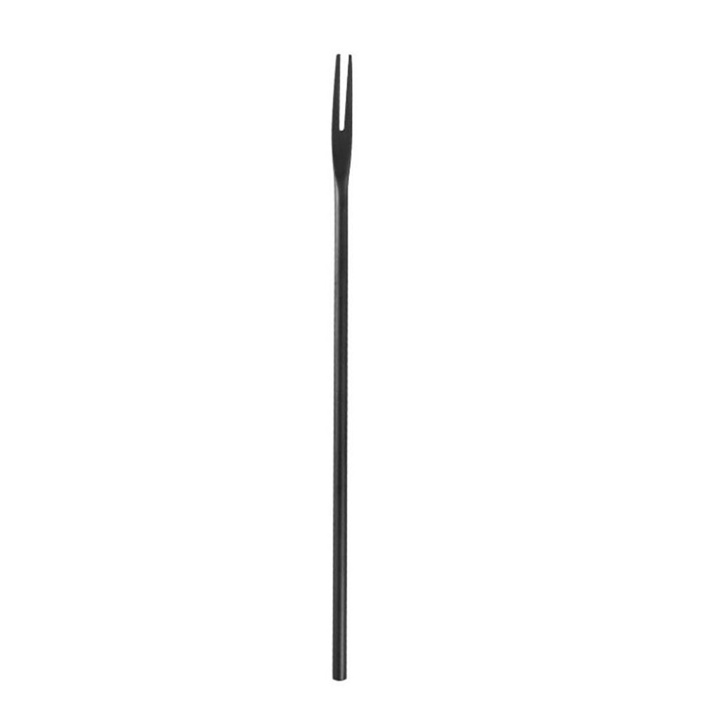 Steel Long Handle Household Solid Kitchen Supplies Fruit Toothpick Tableware Utensil Fruit Fork