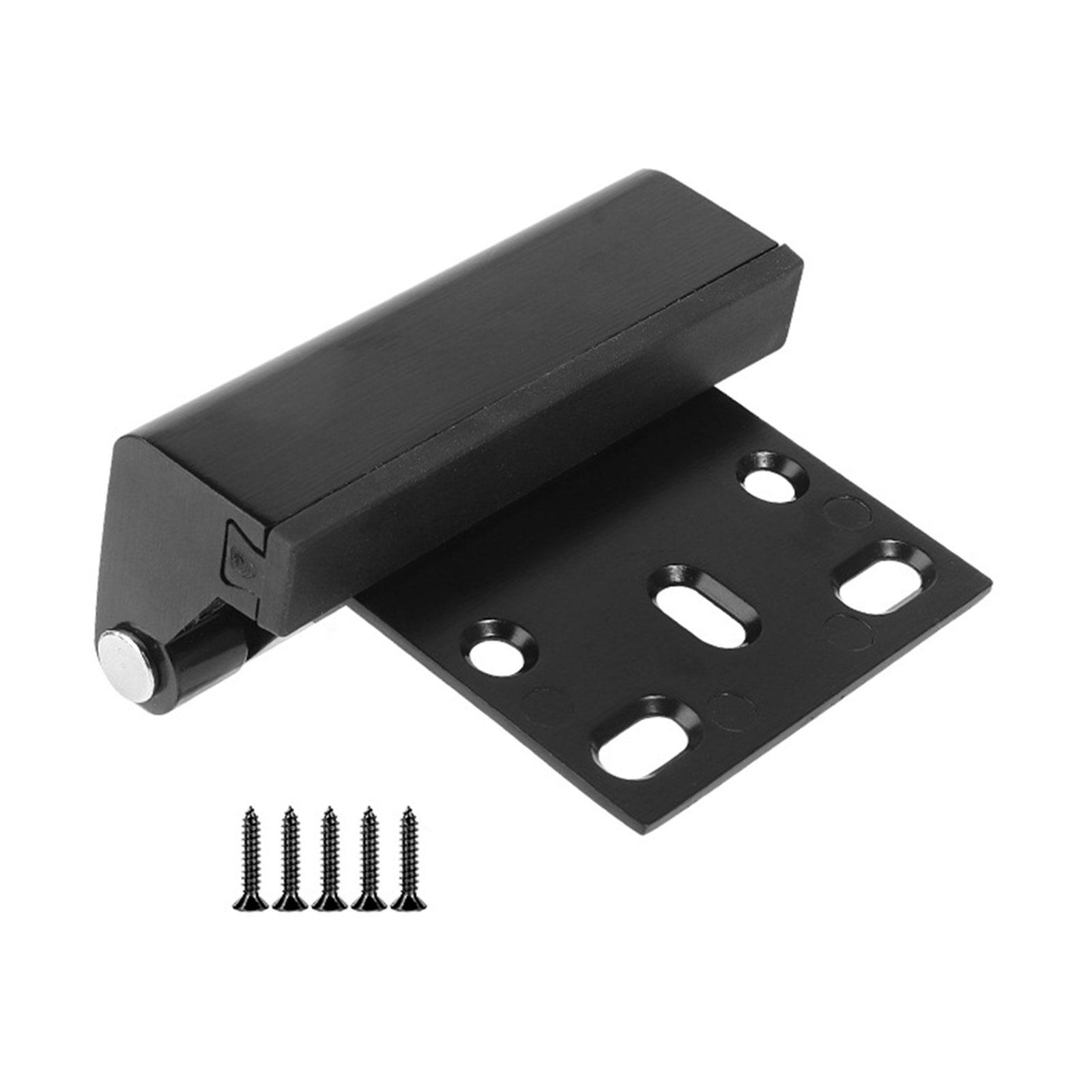 

Home Security Door Lock Metal Door Reinforcement Lock Hardware Aluminum Alloy Antitheft Door Lock Easy to Install чёрный