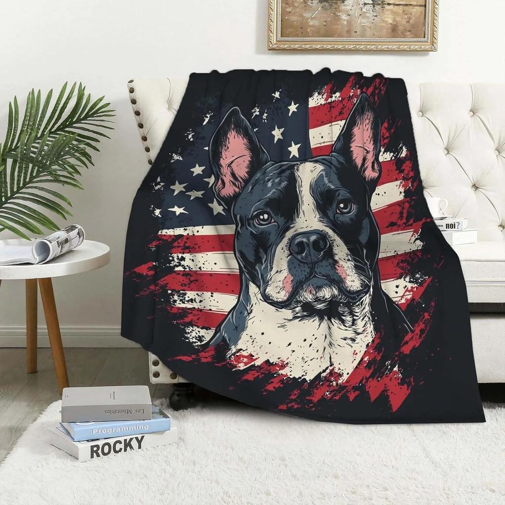 Weißer Tiger Überwurf Dünne Decke Tiere Bedruckt Leicht für Sofa Heimdeko Geschenk für Löwen Tiger Elch Bären Hunde Katzen Liebhaber
