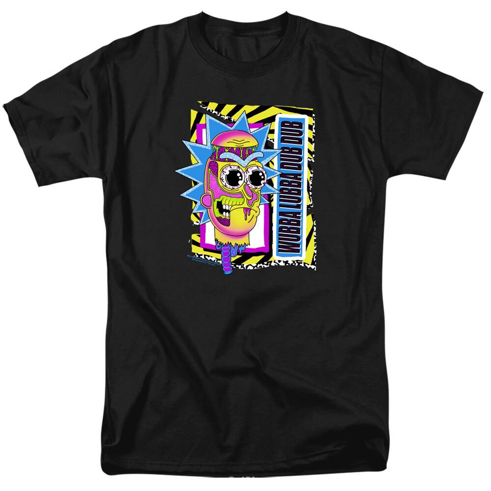 РИК И МОРТИ WUBBA LUBBA DUB DUB Официальная мужская футболка с принтом SM-6XL S разноцветный