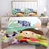 Custom Name Water Gun Balloon Battle Print 3Pcs Bedding Set Duvet Cover With 2 Bedro Pillowcase Home Birthday Gift