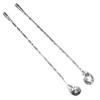 Tattoo Cocktail Spoon Bar Spoon With Tiki Themed Etched Pattern Stainless Steel