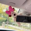 Cane Cucciolo Peluche Occhiali Decorazione Specchietto Retrovisore Auto Ornamento Auto Ciondolo Decorazione Console Centrale Accessori per la Casa