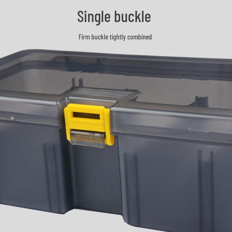 Multi-functional Thickened Double-Layer Lure Storage Box for Fishing Gear