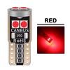 2/4/6/8/10/20 PCS T10 W5W LED Bulb Canbus Car Interior Dome Door Glove Box Trunk License Plate Lights 12V 6SMD 400LM 6500K White Dome Lights 6