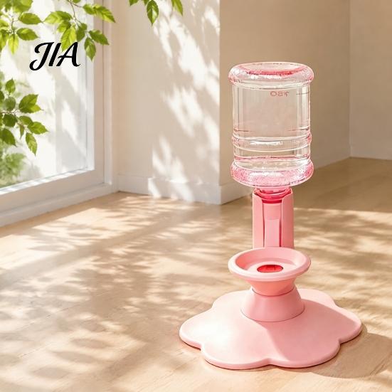 Automatisk VannDispenser for Katter Tyngdekraftmatet KattDispenser, 640ml Beholder, PåfyllingsSkål, Opphøyd Enkel Rengjøring KattedyrSkål Håndfri HydreringsStasjon