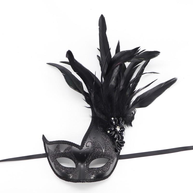 Halloween Feather Masquerade Mask Sexy Party Eye Costume Prop Carnival Princess Style