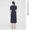 ELLASSAY Summer V-Neck A-Line Midi Dress